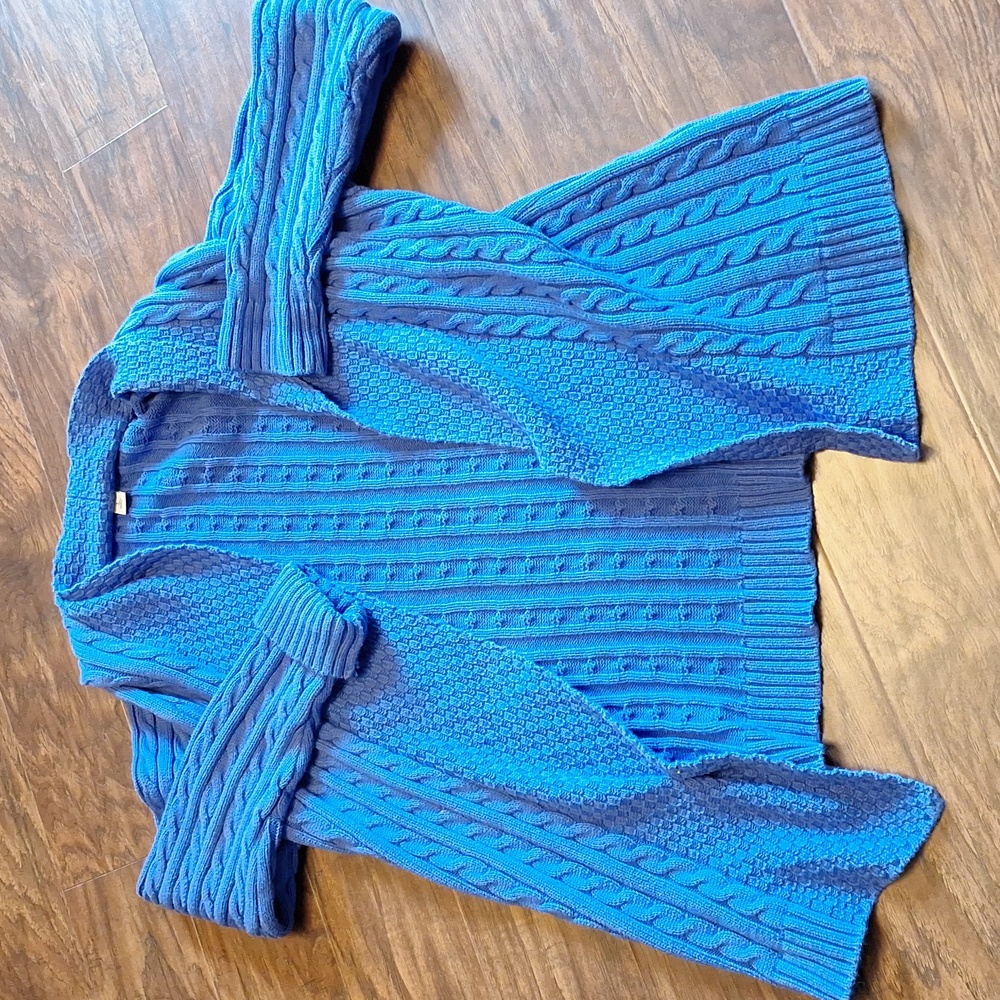 Vintage LL bean cable knit cardigan